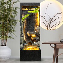 European-style water curtain wall running water fountain fish pond landscape office living room balcony atomizer humidification rockery ornaments
