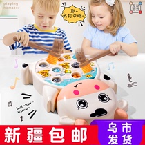 Childrens educational music large percussion game machine electric hamster toy Xinjiang