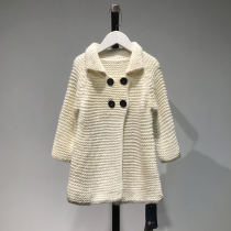 Childrens clothing (Wei series) 2023 new fashion breathable double-breasted knitwear clothing brand discount store