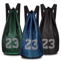 Basketball bag backpack training bag drawstring badminton racket bag football storage corset pocket Sports Mens Fitness