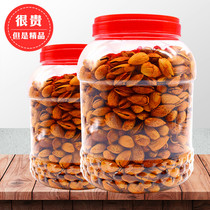 Almond 500g creamy badwood flat kernel almond salt baked Batan Wood snacks nuts fried goods dried fruit 2kg