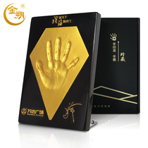Jinshuo hand model custom personalized waterproof hand print mud hand print business star commemorative high-end commercial medal gift