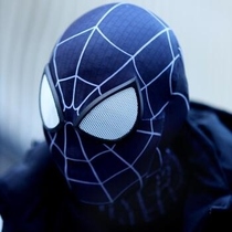 Douyin Spider-Man Headgear Funny Deadpool Mask Adult Children Super Black Spider-Man Eyes Movable