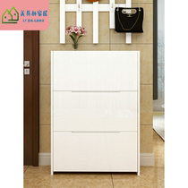 Ultra-thin shoe cabinet integrated modern dump shoe cabinet entrance 17cm simple large-capacity household foyer cabinet door shoe rack