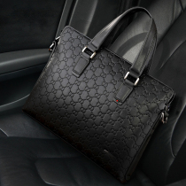 To Zumbra Da 2021 New Mens Bag Handbag Men Genuine Leather Cross Section Briefcase Business Single Shoulder Diagonal Satchel