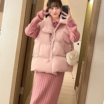 Pregnancy Woman Dress Autumn Winter style net red design Lazy Wind Down Cotton Clothing Loose brief About 100 hitch a horse jacket winter