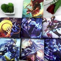 Wangs Honor Students Childrens Gift Perimeter Game characters Li Bai Zhao Yunzhu Ge Liang Wukarang Cartoon Wallet