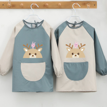 Home clothing children waterproof custom logo baby long sleeve art kindergarten painting children apron painting clothing