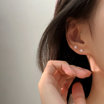 S925 silver ear nail woman small superior feel earrings 2023 new exploits ear adorned with ear to sleep and no need to take off
