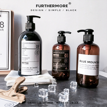 ins Nordic bath bottle plastic shower gel shampoo hand sanitizer empty bottle split travel bath bottle