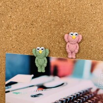 2 Sesame Street cute cartoon nail decoration message board Photo Wall felt Cork scene creative pin
