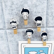 5 Xiaoming classmate creative pushpin clip ins dont hurt photo pushpin message felt cork board Press nail