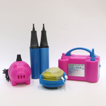 Pump balloon manual hand push foot Electric Balloon inflatable cylinder portable aluminum film air pump tool transparent