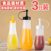 Squeeze bottle salad tomato honey oyster sauce extruded empty bottle household squeeze pot plastic seasoning bottle