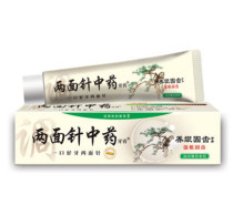 Two-sided needle Chinese medicine toothpaste to raise gingival teeth relieve gingival atrophy bleeding red and swollen teeth loose