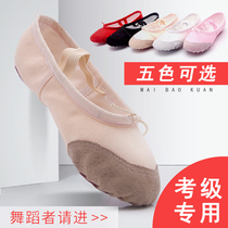  Dance shoes Children female soft-soled practice Male adult body cat paw dance White girl Classical Chinese ballet