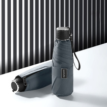 50 fold large portable umbrella mens and womens large double simple folding manual shrink reinforcement windproof solid color customization