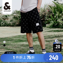 Jack Jones Summer Mens Shorts Slightly Relax Adjustable Waist Trousers with Design Shorts Mens Clothes