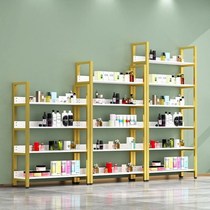 Multi-layer steel wood display rack cosmetics rack display cabinet display case free combination shoe shop shoe rack shelf
