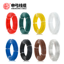 FF46-1 tinned copper core AF200 Teflon wire ground sense coil wire Teflon high temperature wire high temperature resistant wire