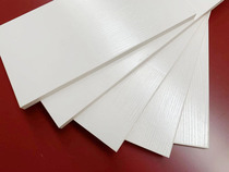 Custom lacquered plate eco-plate Lined Partition Wall Shelf Warm White Cedar Wood Core Solid Wood Plate Multi-Laminate