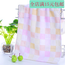 Yunlai double gauze towel Pure cotton absorbent soft breathable face towel summer thin section
