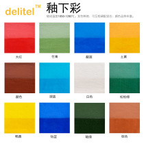 Underglaze color painting glaze painting pigment coloring agent low temperature medium temperature high temperature ceramic glaze non-toxic lead-free washing