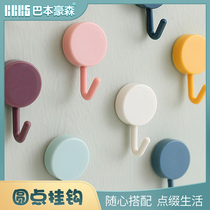 Punch-free clothes adhesive hook strong adhesive door rear hanging hanger Wall non-marking hook wall hanging load-bearing wall clothes hook