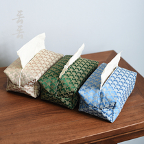 Paper towel Extraction style Bag Tea Desk Tea Table Face Towels Paper Packing Bag Cramps Cotton Hemp Cloth Art Dinner Table Aperitif