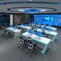 Customize the technology sense monitoring desk console command center dispatching desk monitoring center operating table arched middle control room