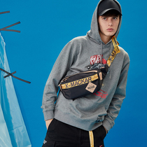 Boomer Chest Bag Mens Single Shoulder Slanted Satchel Casual Sports Backpack Multifunction Han Edition Tide Man Bag Small Purse Cross Pack