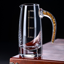 Crystal glass wine dispenser White wine household ancient style Chinese restaurant with white wine cup personality creative set 100ml