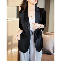  FENPERATE workplace temperament commuter blazer womens autumn 2021 new loose three-point sleeve acetate suit
