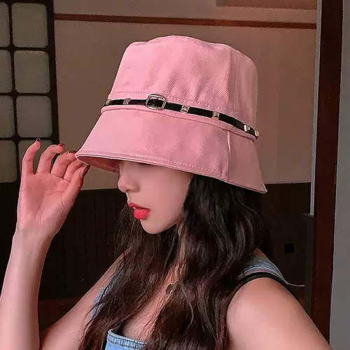 Летний дорожный модный милый ремень, пряжка, ведро, шапка