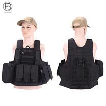 Tactical CS Multifunction Vest Ghost Tactical Vest Outdoor Field 1000D Waterproof Field Protective Gear