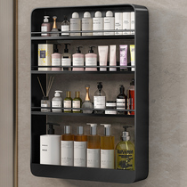 bathroom wall shelf bathroom toilet sink cosmetic wall-mounted no-hole wall-mounted storage shelf