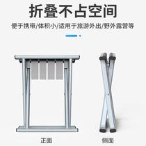 Portable foldable stool outdoor thick fishing chair Military Horse bar small stool folding chair small bench home