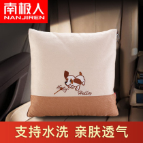 Car pillow quilt dual-purpose car waist back thick office nap air conditioning pillow artifact