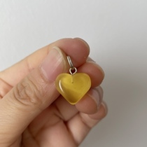 Russians chicken oil-yellow-heart fine pendant