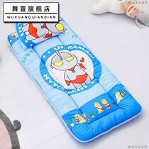 Children cartoon kindergarten bed mat 60x135cm thickened baby nap silk cotton mat crib quilt quilt