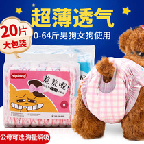Small Dogs Physiology Pants Women Pee No Wet Paper Pee Pants Male Dog Special Courtesy Taddy Sanitary Pants Aunt Wipes