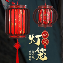 New Years Spring Festival red lantern Chinese balcony antique palace lantern hanging decoration New Year housewarming rotating chandelier decoration