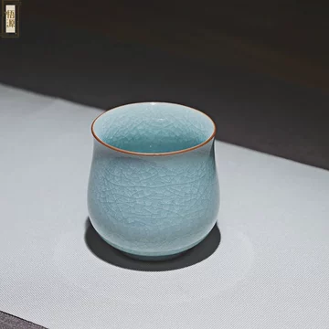 汝窯 氷裂紋 天青釉 主人杯 180ml 茶器 箱付き 天青釉冰裂纹主人杯-天青釉冰裂纹主人杯促销价格、天青釉冰裂纹主人杯