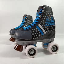 Export to the United States double row roller skates printed parent-child children beginner double row roller skates adult roller skates