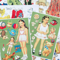 Margaret OBrien Hollywood child star dressed up paper doll paper doll