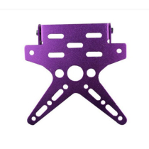 Motorcycle rear license plate frame License plate frame License plate frame adjustable swallow purple