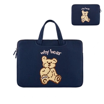  Bear computer bag female portable cute Apple 13 3 Huawei 14 inch good-looking 15 6 ASUS notebook liner bag