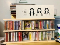 Tape storage rack acrylic simple style tape cabinet ultra-thin tape model hand collection retro storage