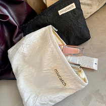 Beauty pick bubble rose jacquard cosmetic bag temperament cosmetics storage bag travel travel Large Capacity Portable