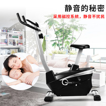 Factory direct selling dynamic bicycle household fitness equipment silent exercise bike indoor weight loss sports magnetic control bicycle